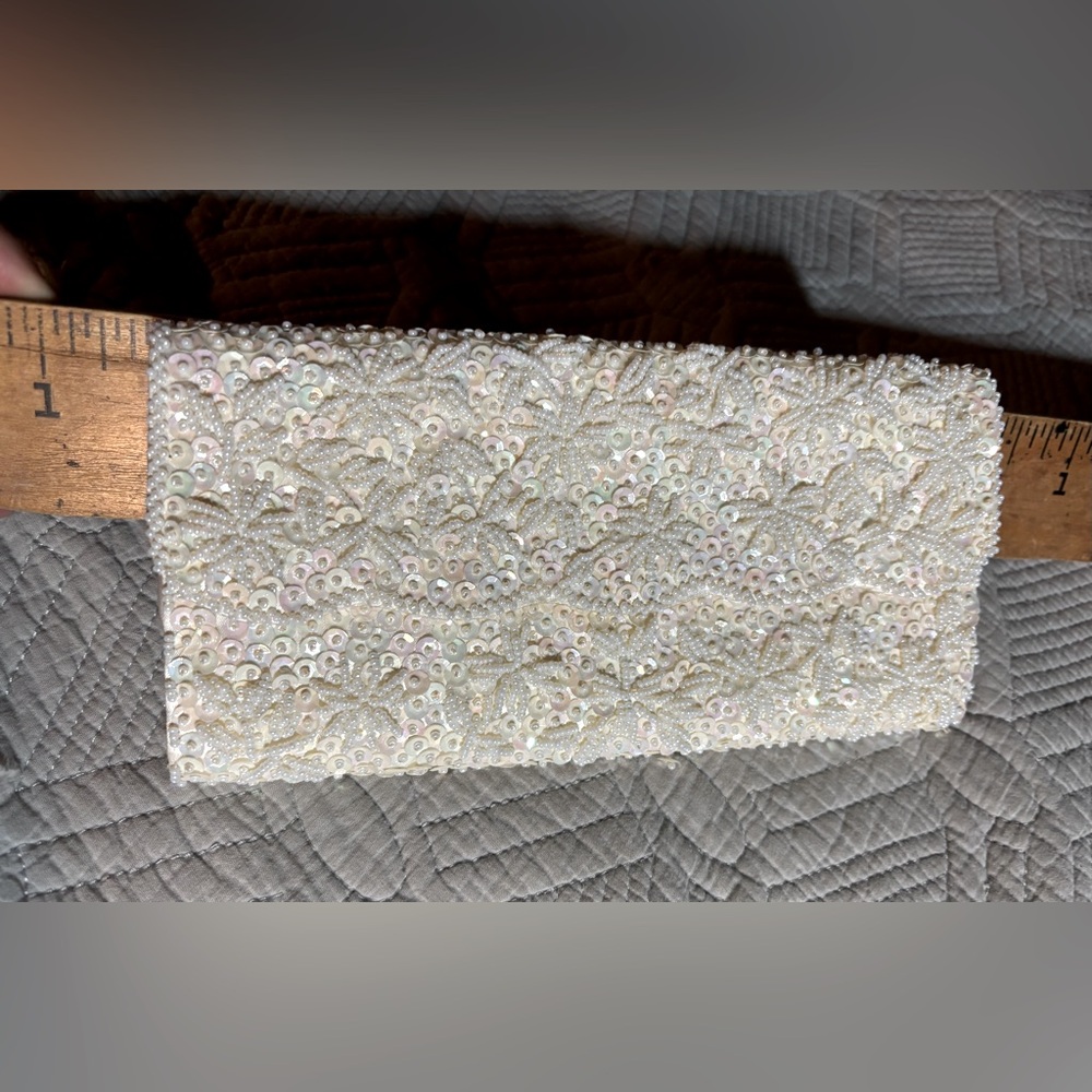 Star Brand Vintage Beaded Clutch-1950s